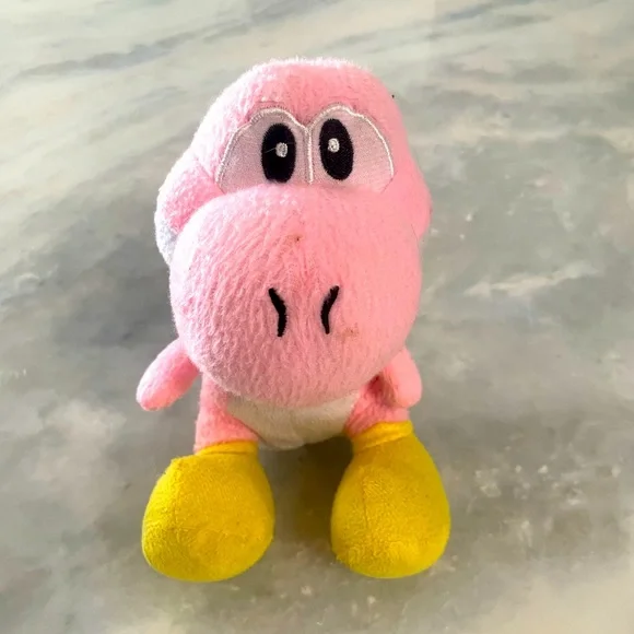 Nintendo Toys Official Nintendo Super Mario Pink Yoshi Plush